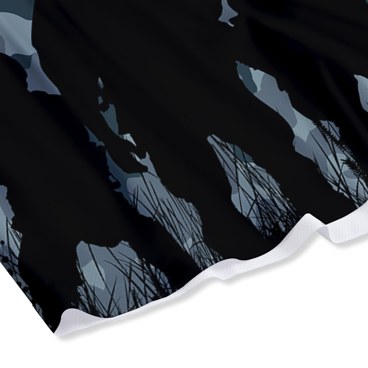 Blood Drip Print Mesh Shorts