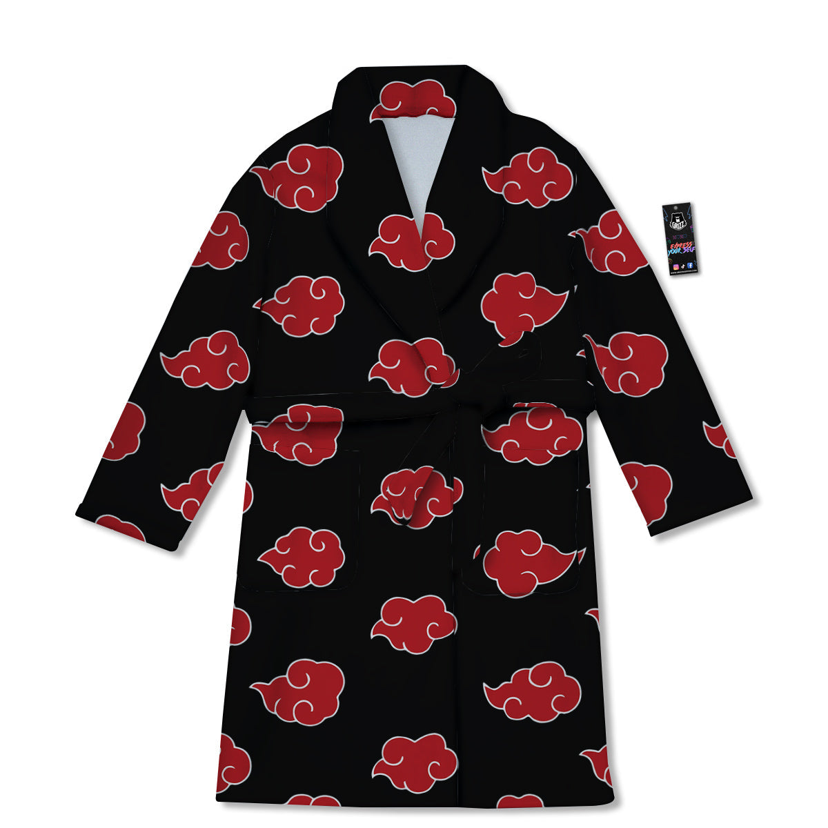 Akatsuki Print Pattern Bathrobe-grizzshop