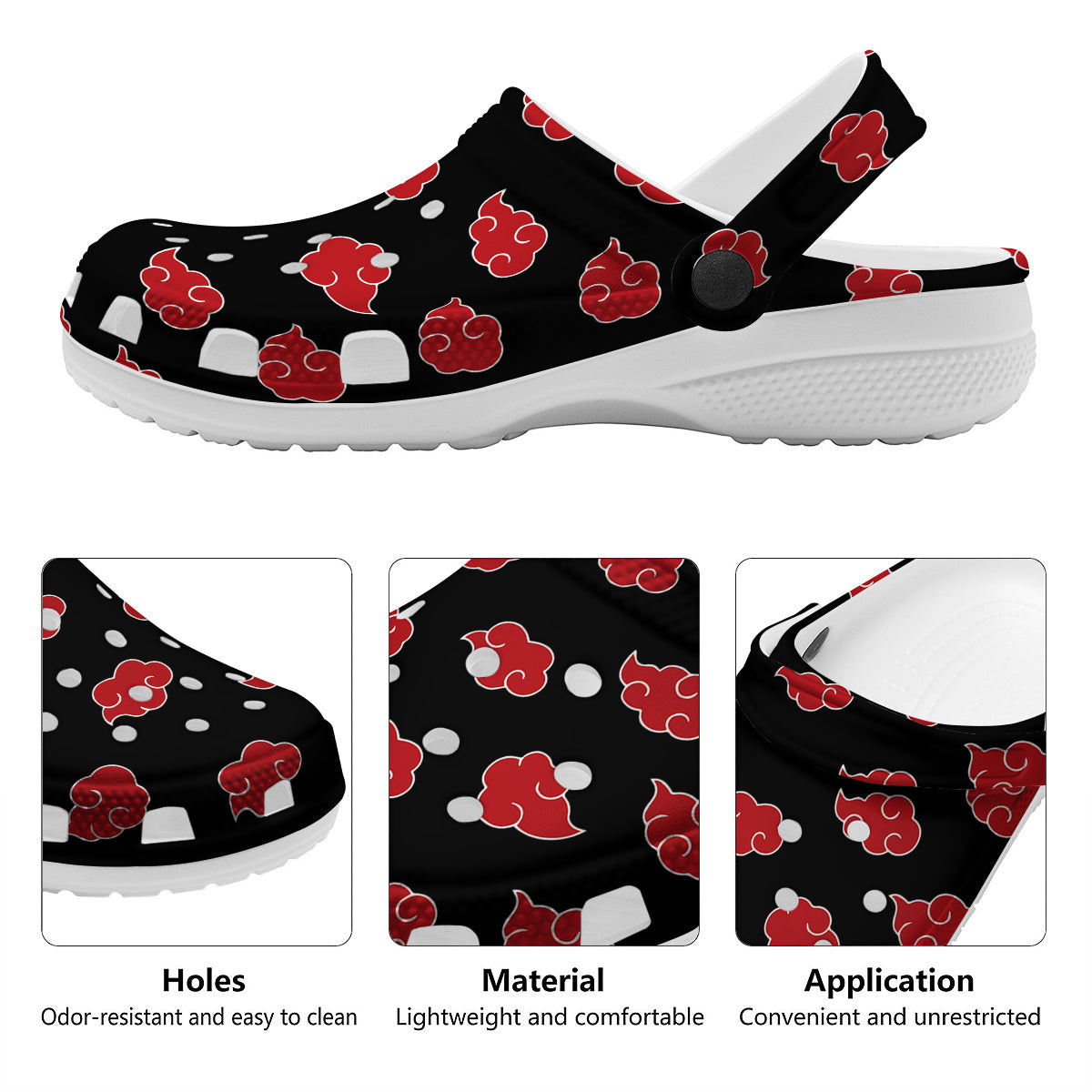 Akatsuki Print Pattern Clog-grizzshop