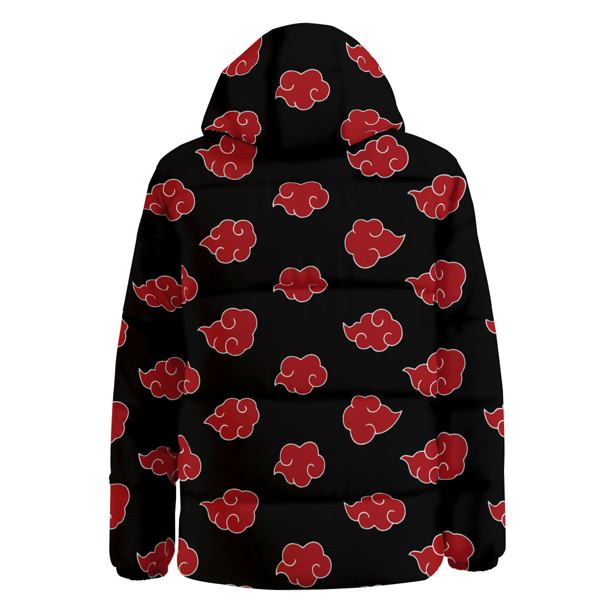 Akatsuki Print Pattern Down Jacket-grizzshop