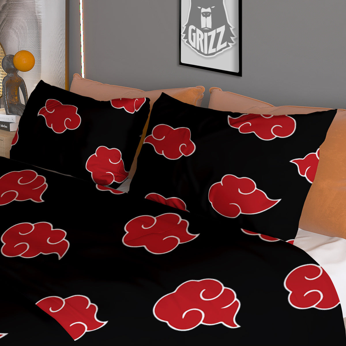 Alien Light Green Print Duvet Cover Bedding Set