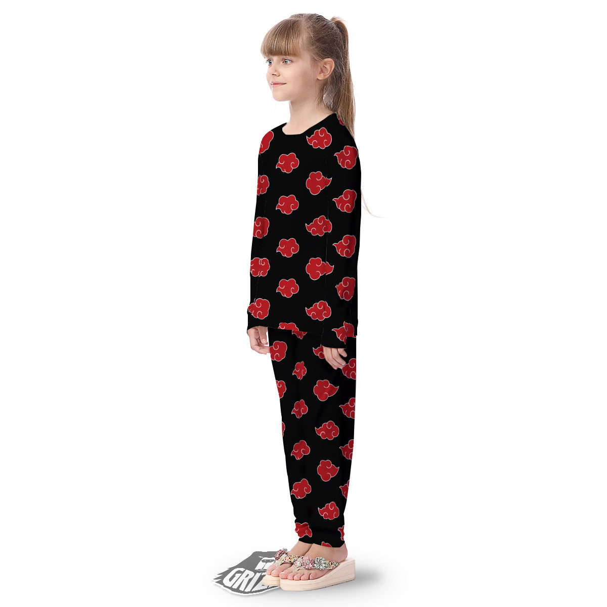 Akatsuki Print Pattern Kid's Pajamas-grizzshop