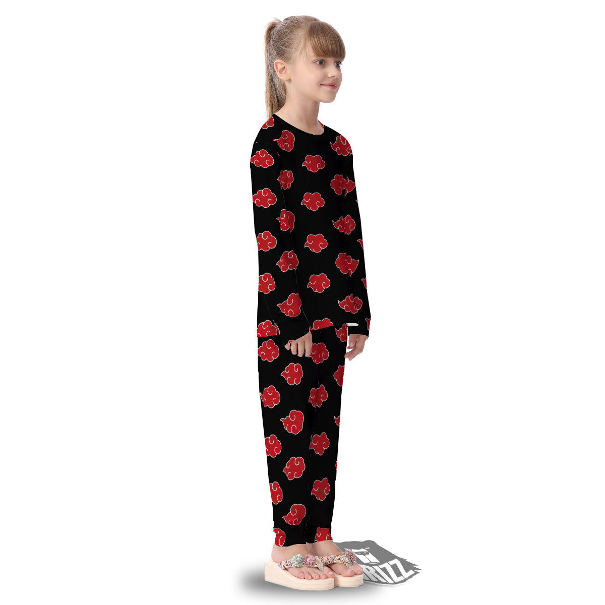 Akatsuki Print Pattern Kid's Pajamas-grizzshop