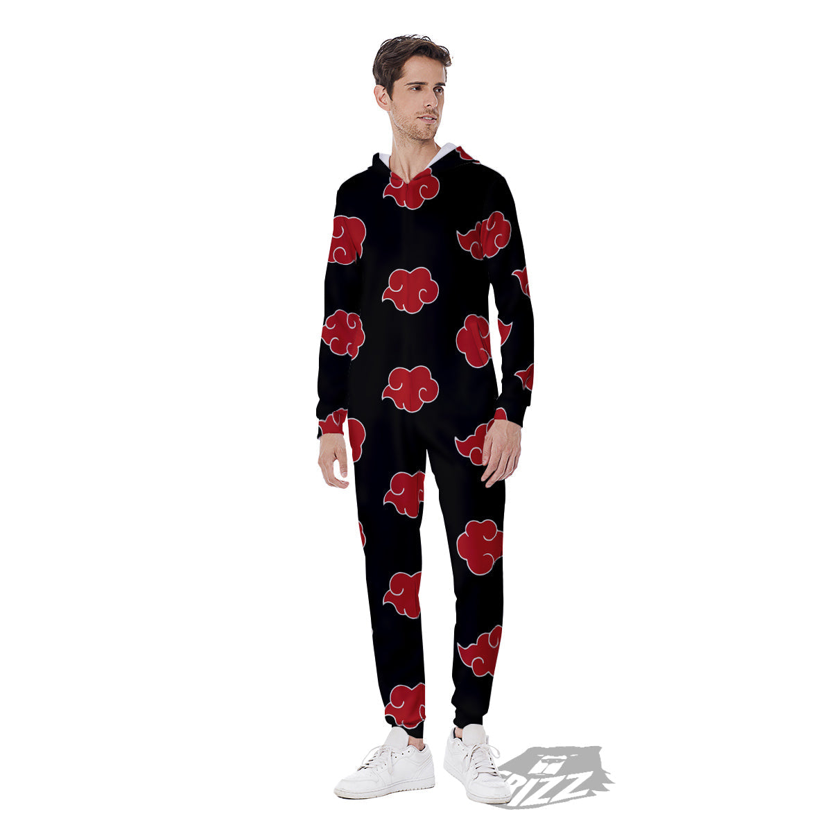 Akatsuki Print Pattern Men's Jumpsuit-grizzshop