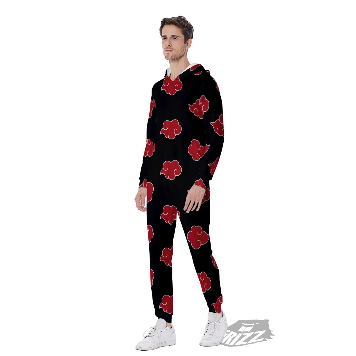 Akatsuki Print Pattern Men's Jumpsuit-grizzshop