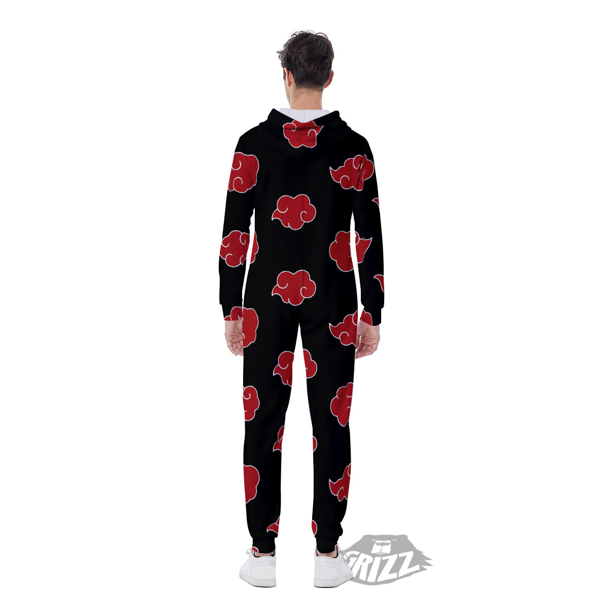 Akatsuki Print Pattern Men's Jumpsuit-grizzshop