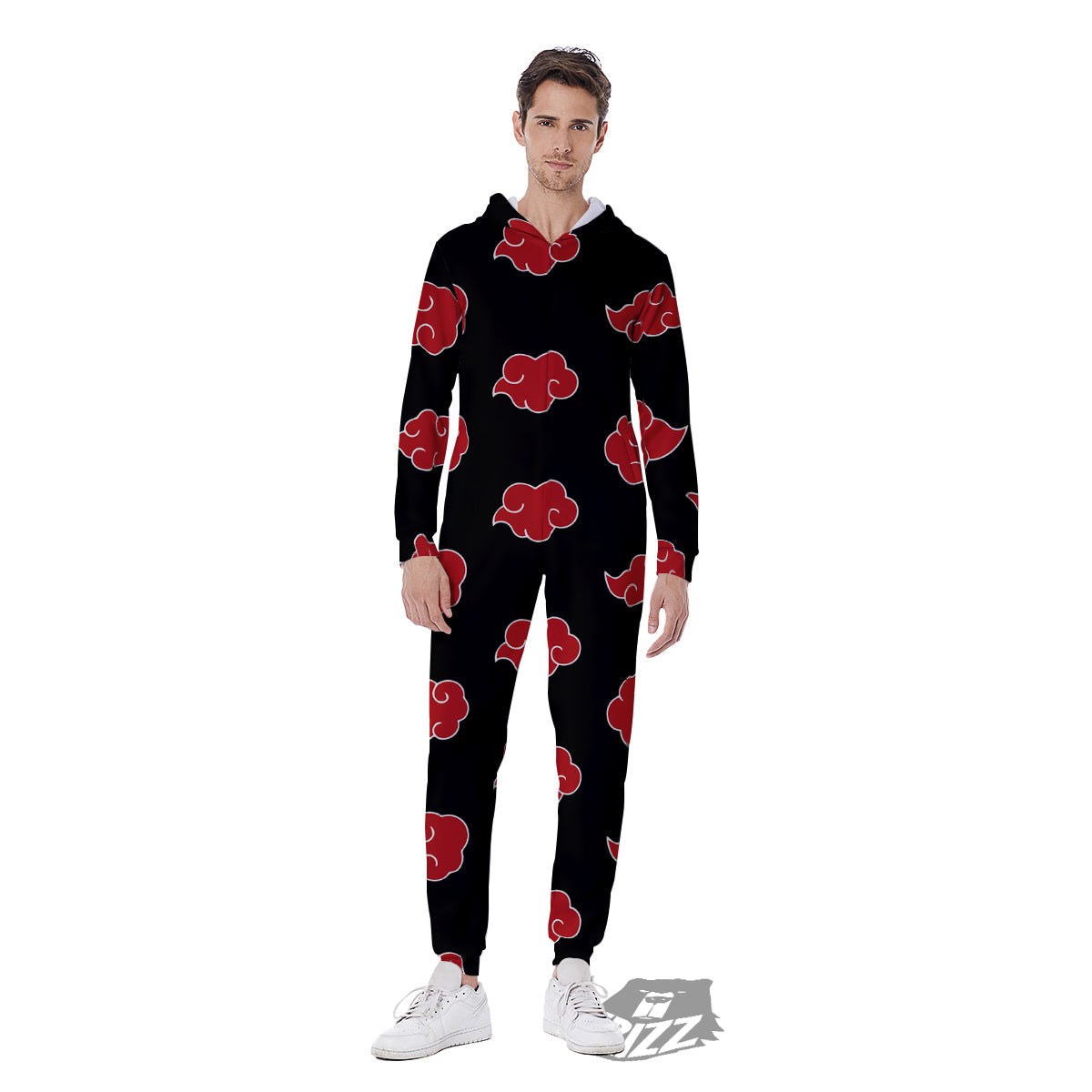 Akatsuki Print Pattern Men's Jumpsuit-grizzshop