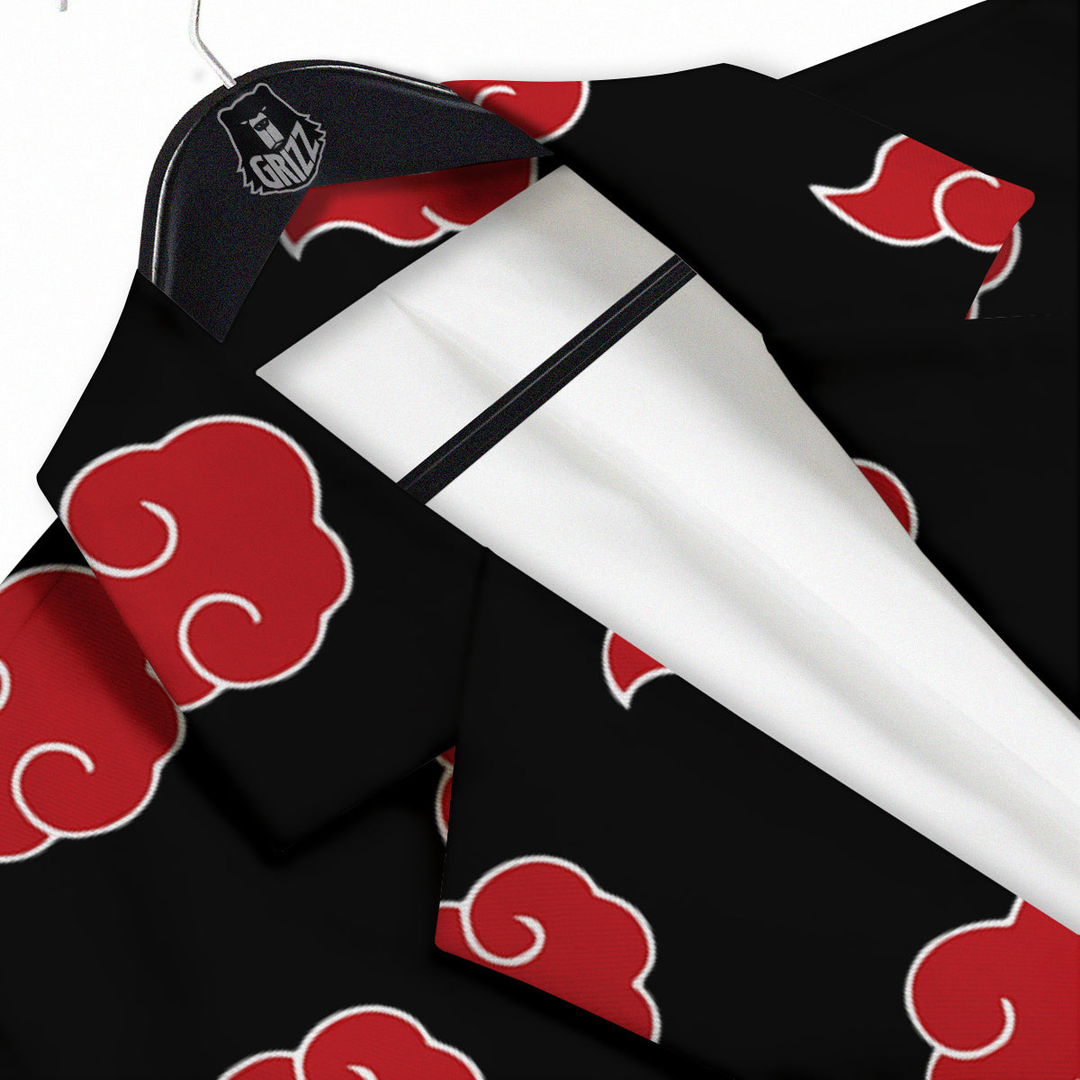 Akatsuki Print Pattern Men's Sport Coat-grizzshop