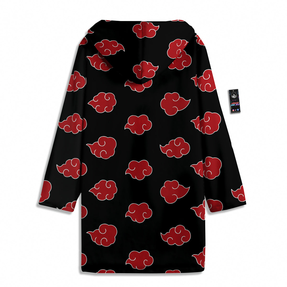 Akatsuki Print Pattern Men's Windbreaker Jacket-grizzshop