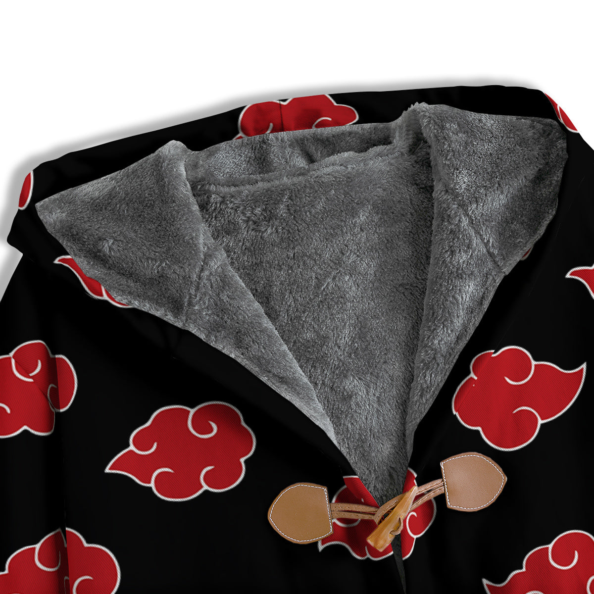 Akatsuki Print Pattern Men's Windbreaker Jacket-grizzshop