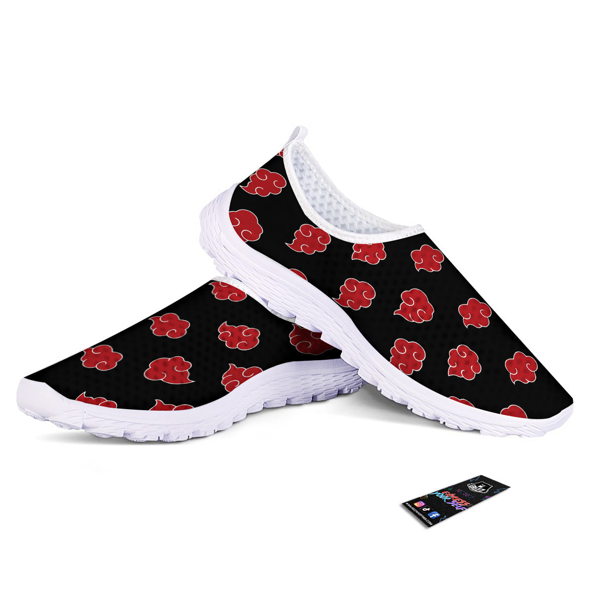 Akatsuki Print Pattern Nurse Shoes-grizzshop