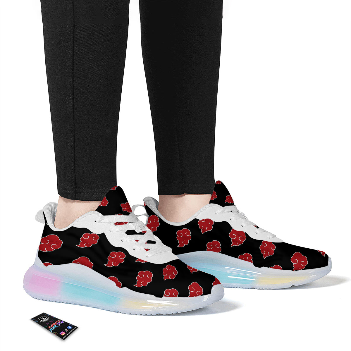 Akatsuki Print Pattern Running Sneakers-grizzshop