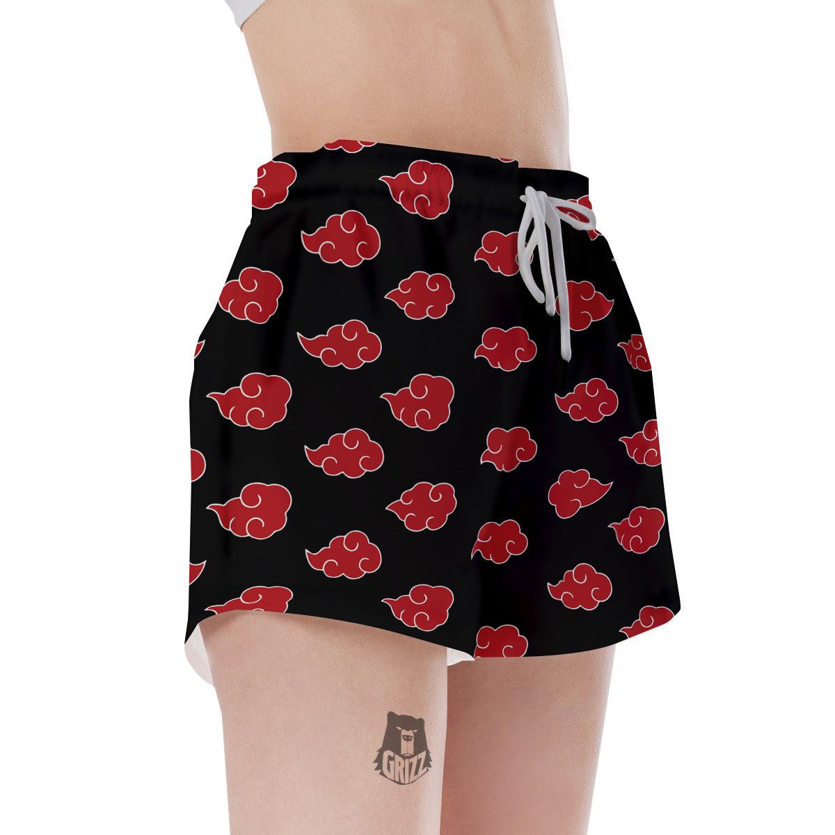 Akatsuki Print Pattern Women's Shorts-grizzshop