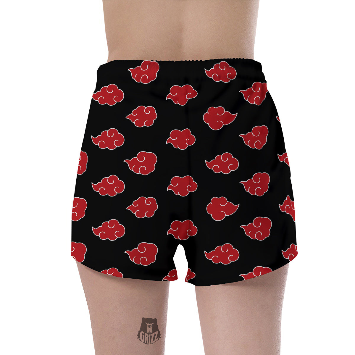 Akatsuki Print Pattern Women's Shorts-grizzshop