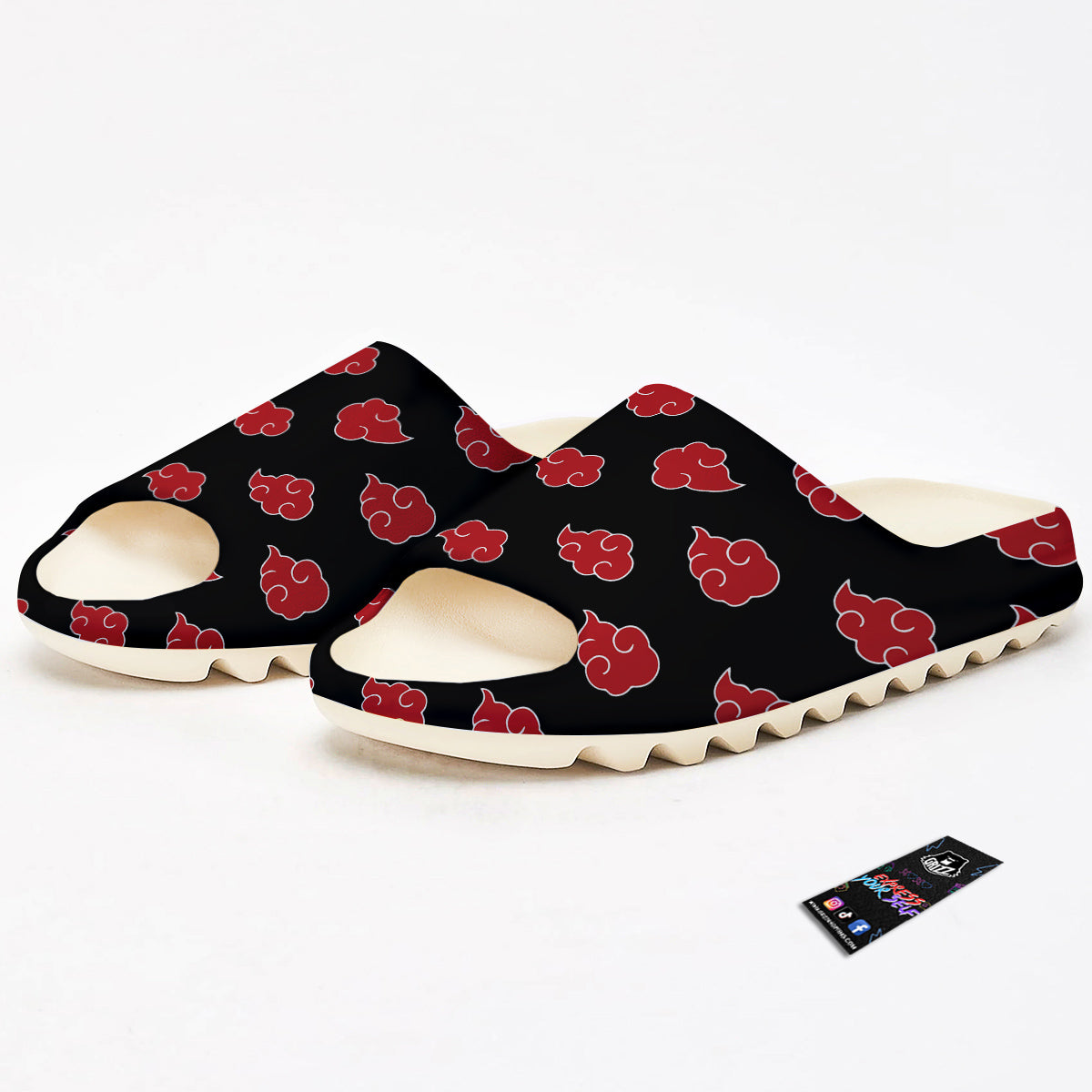 Akatsuki Print Pattern Sandals
