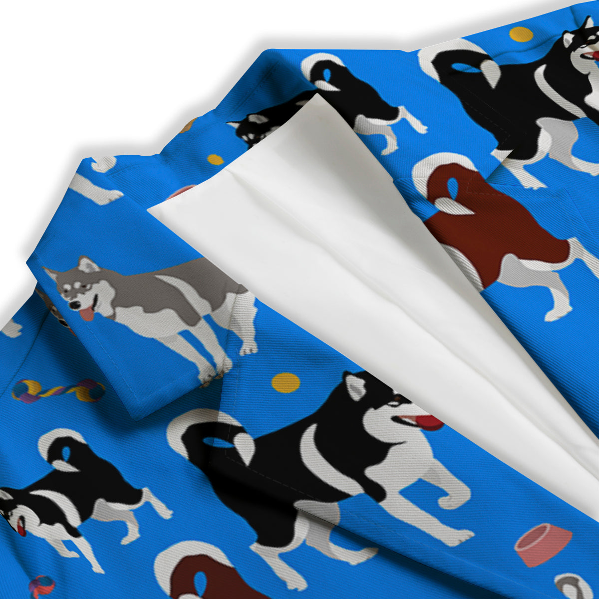 Alaskan Malamute Print Pattern Women's Blazer-grizzshop