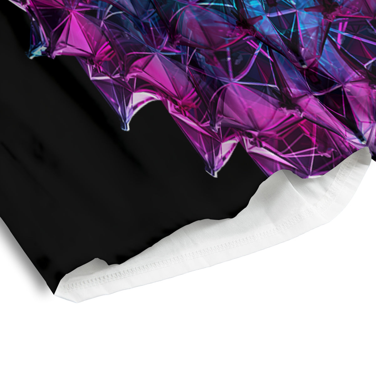 Alien Crystal Diamond Flower Print Men's Athletic Shorts