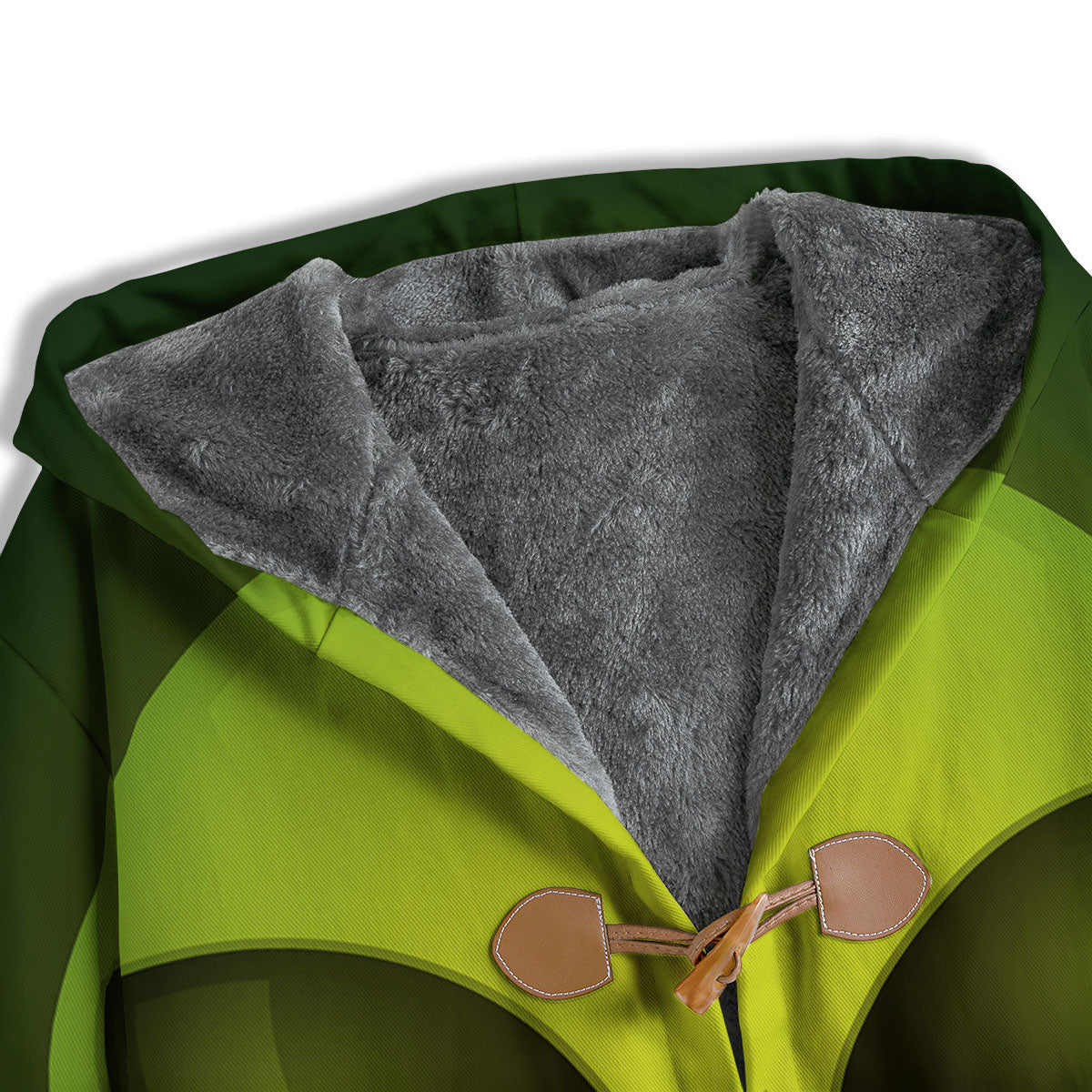 Alien Face Green Print Men's Windbreaker Jacket-grizzshop