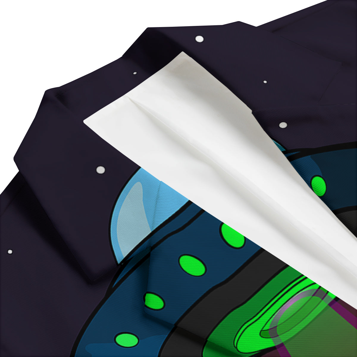 Alien Invasion On Earth Print Men's Blazer-grizzshop