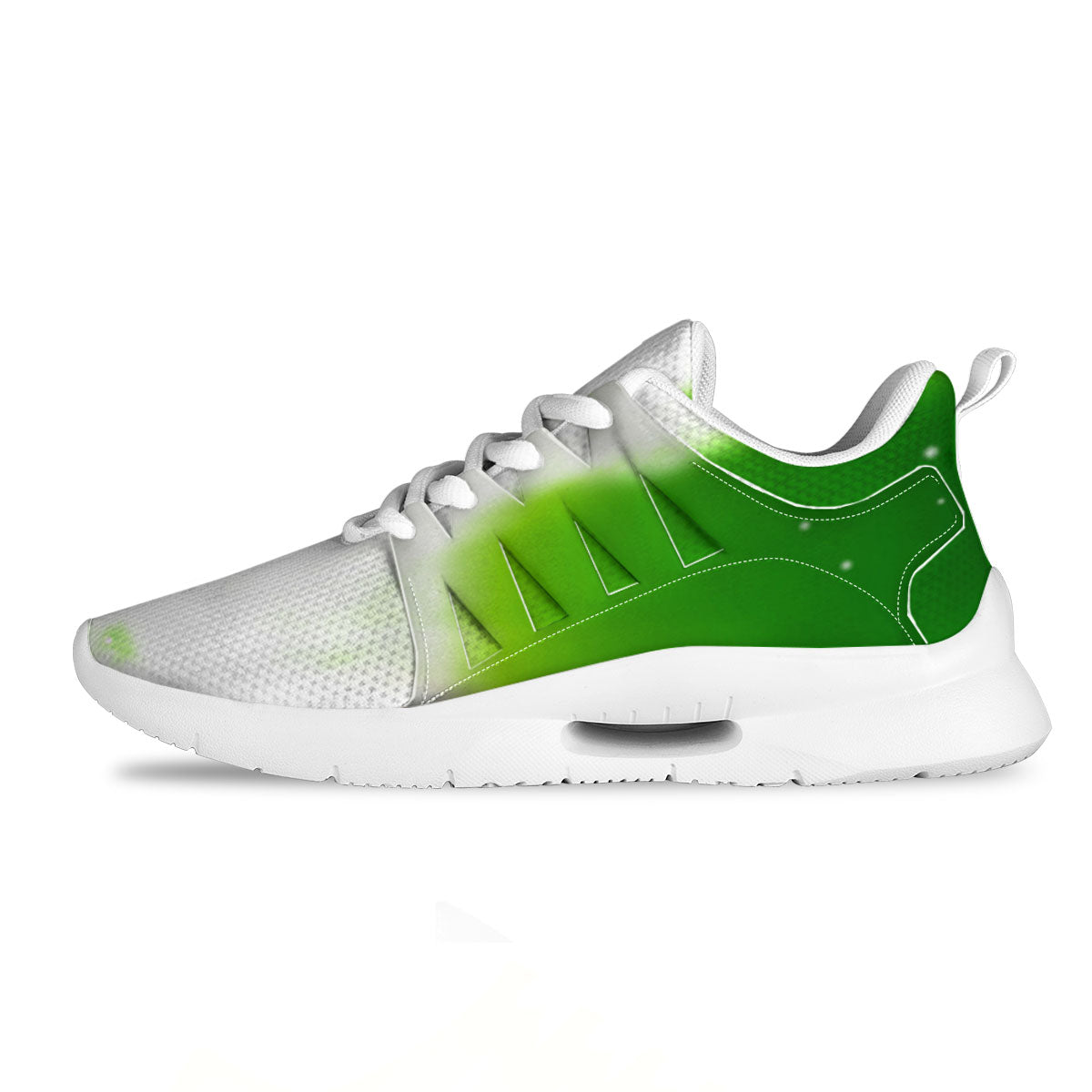 Alien Light Green Print Tennis Shoes-grizzshop