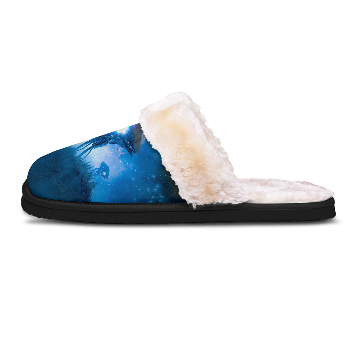 Alien Machines Print Slippers-grizzshop
