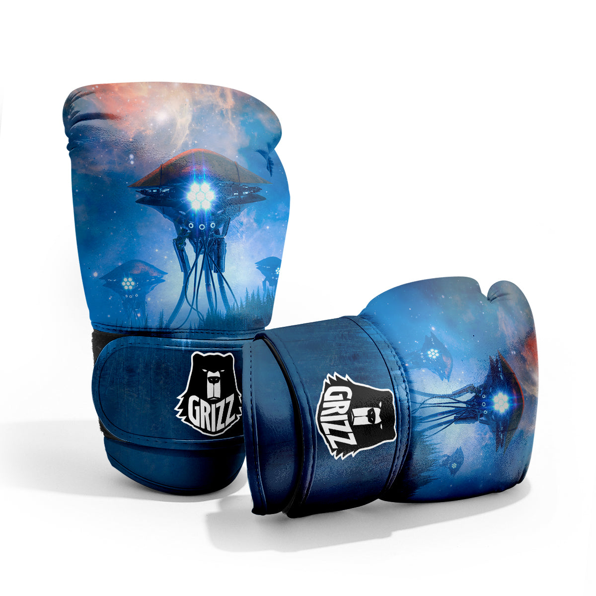 Alien Machines Print Pro Boxing Glove