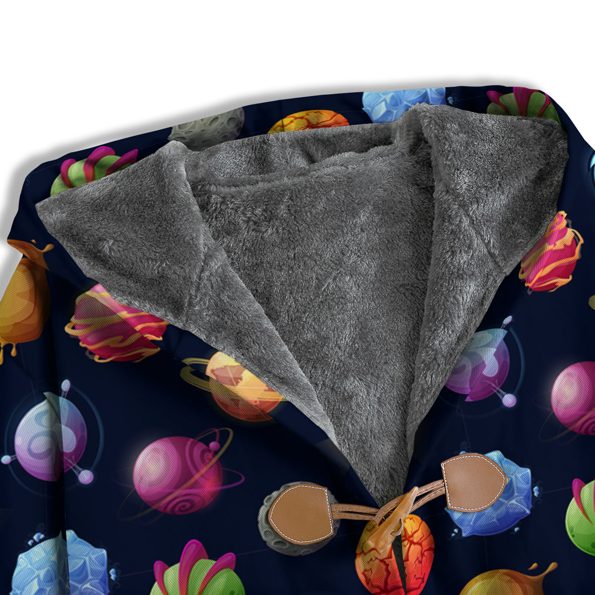 Alien Planets And Stars Print Pattern Men's Windbreaker Jacket-grizzshop
