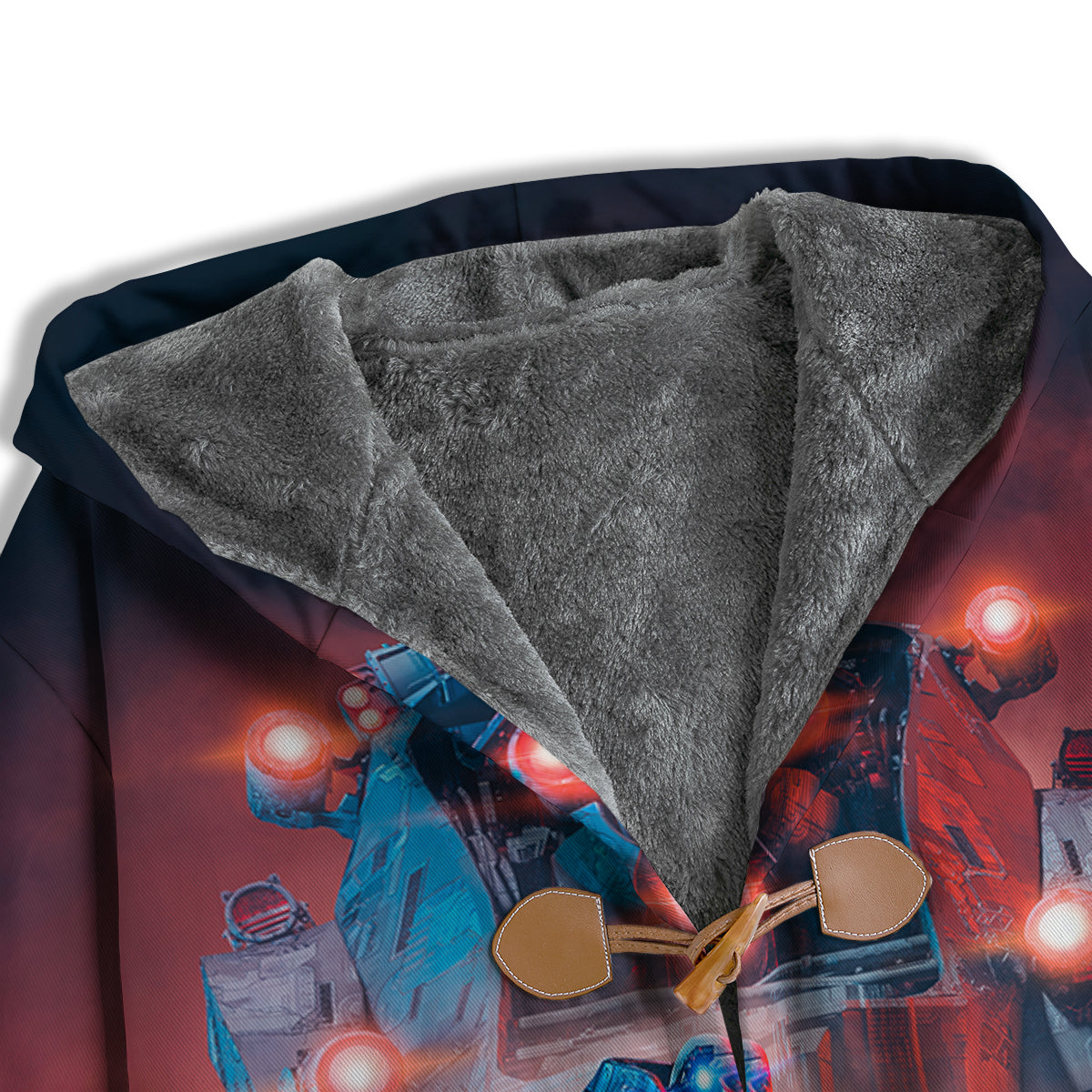 Alien Robot In the battlefield Men's Windbreaker Jacket-grizzshop