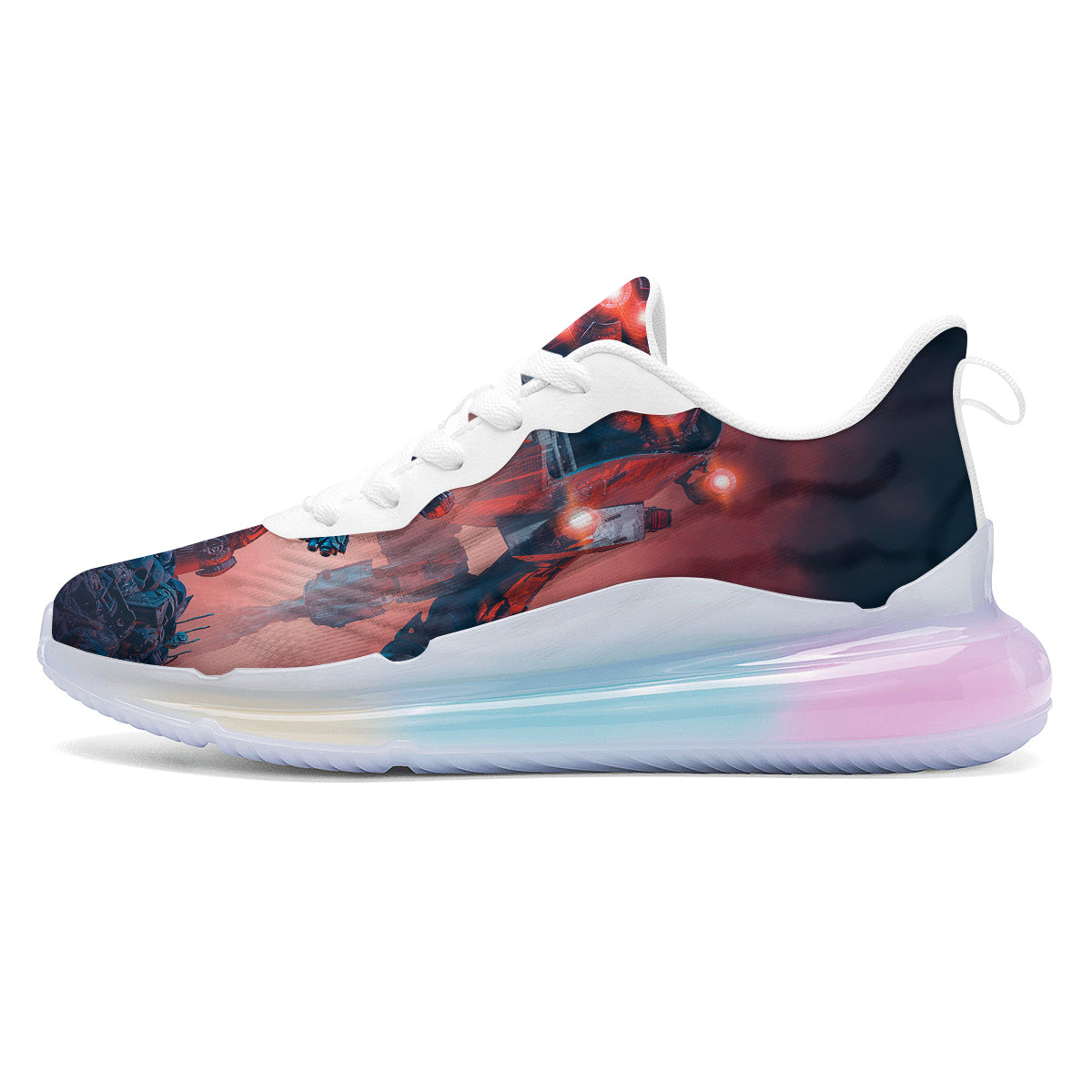 Alien Robot In the battlefield Running Sneakers-grizzshop