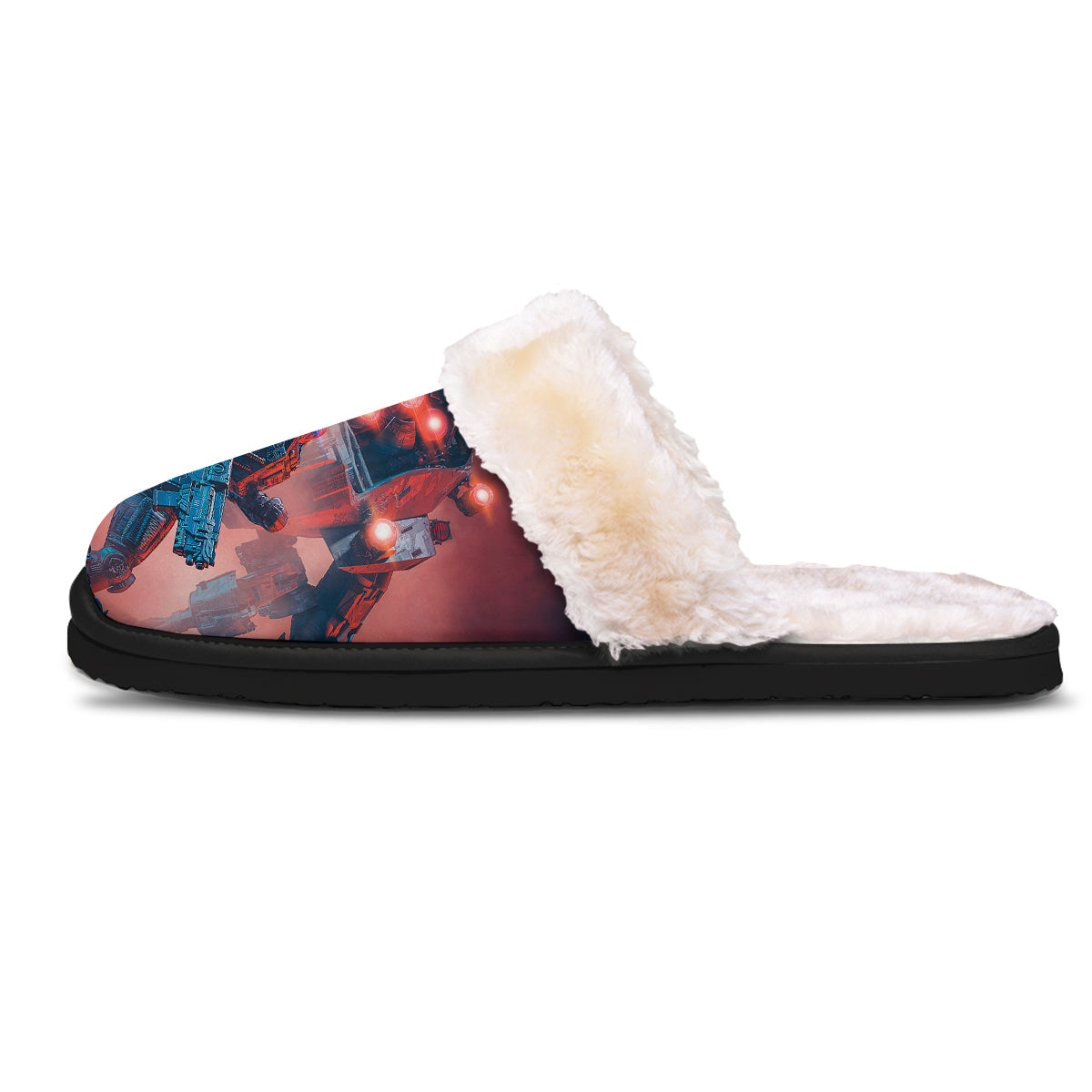 Alien Robot In the battlefield Slippers-grizzshop