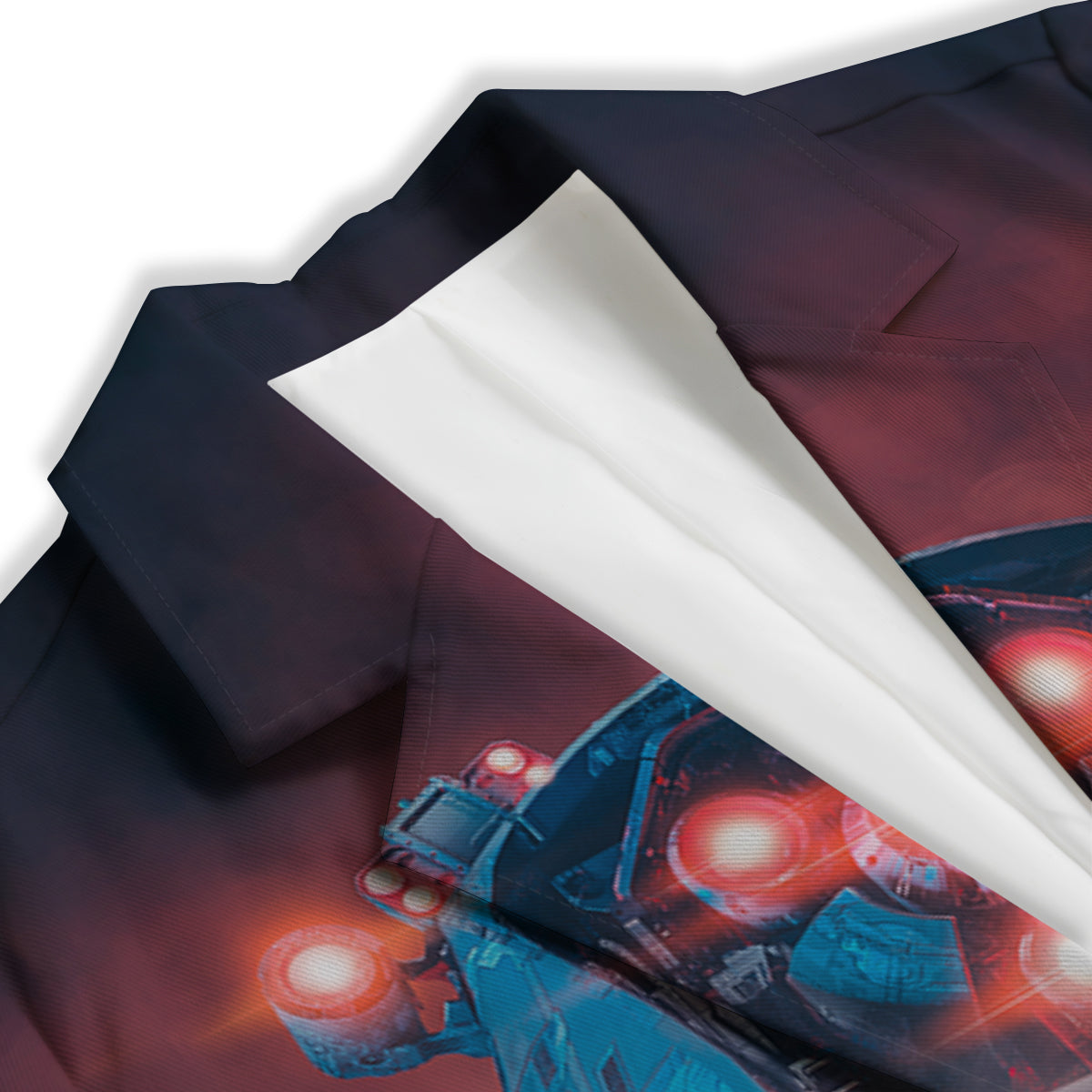 Alien Robot In the battlefield Women's Blazer-grizzshop