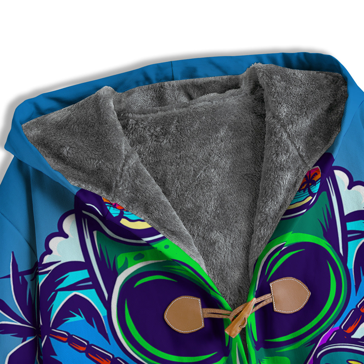 Alien Summer Beach Print Men's Windbreaker Jacket-grizzshop
