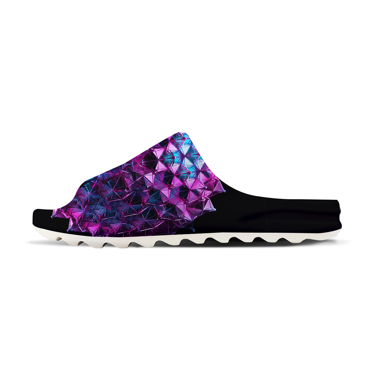Alien Crystal Diamond Flower Print Sandals-grizzshop