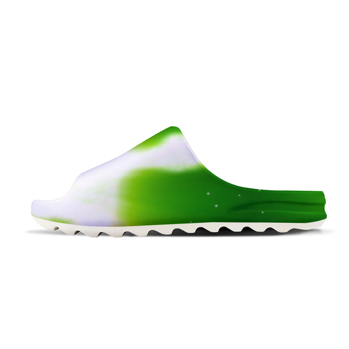 Alien Light Green Print Sandals-grizzshop