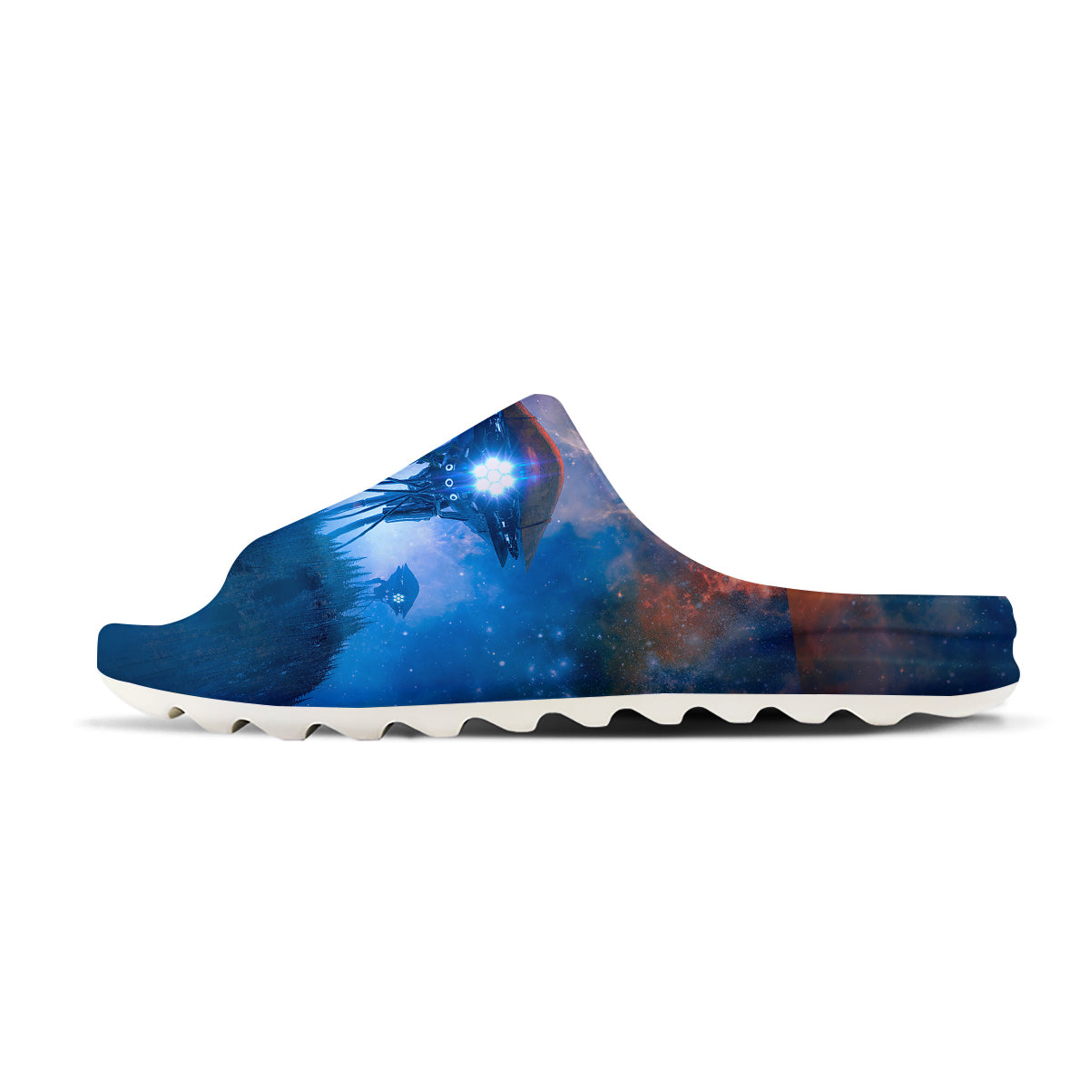 Alien Machines Print Sandals-grizzshop