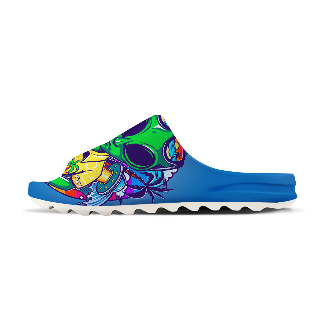 Alien Summer Beach Print Sandals-grizzshop