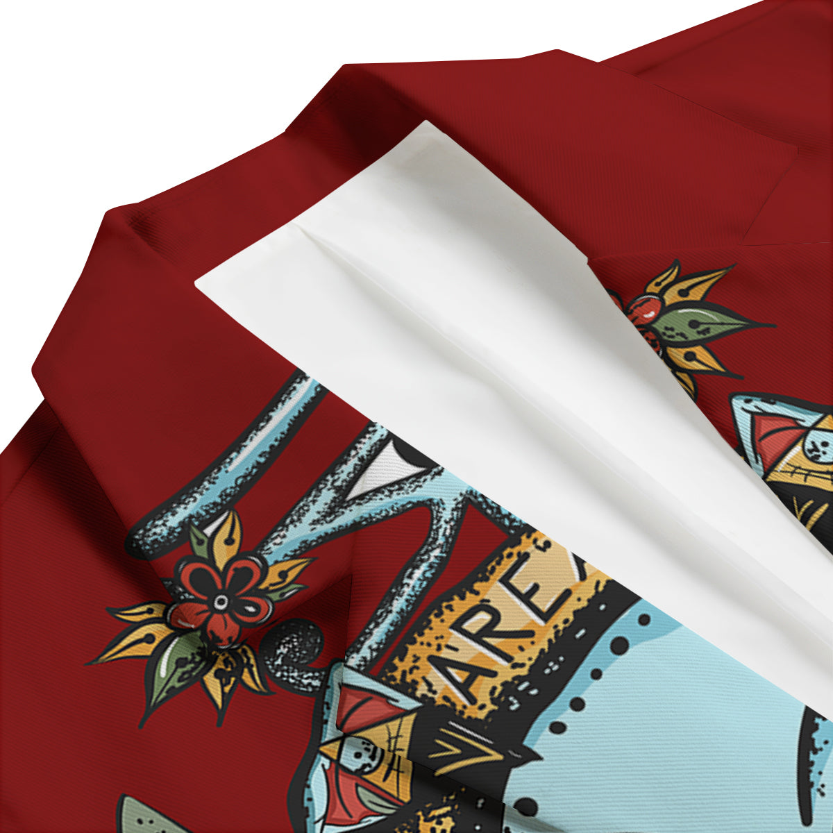 Aliens Area 51 Print Men's Blazer-grizzshop