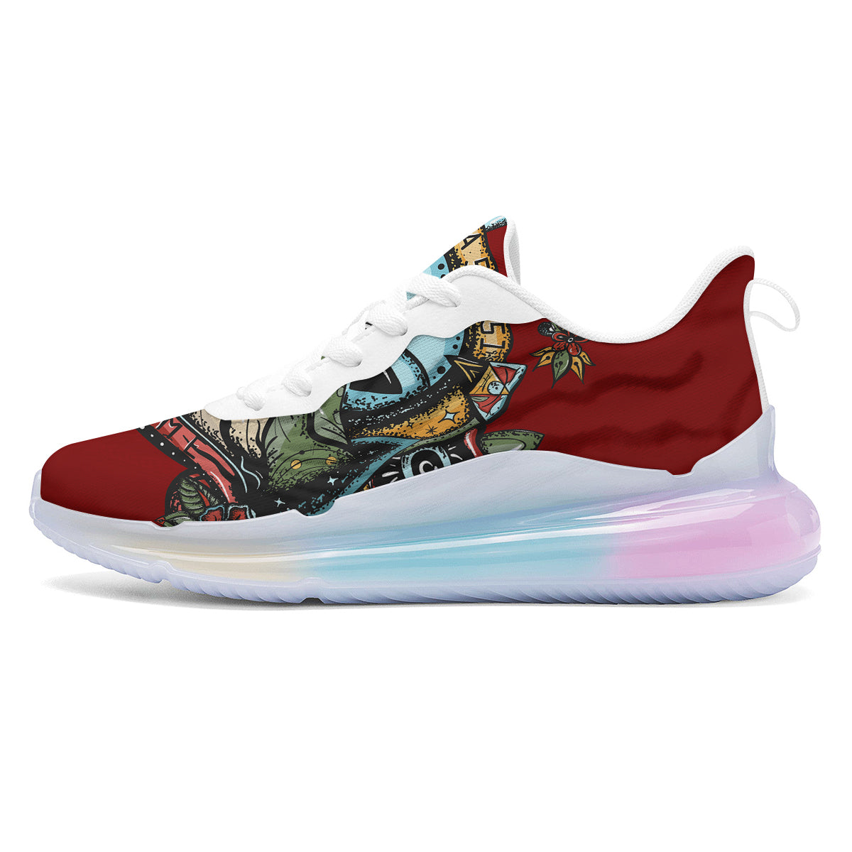 Aliens Area 51 Print Running Sneakers-grizzshop