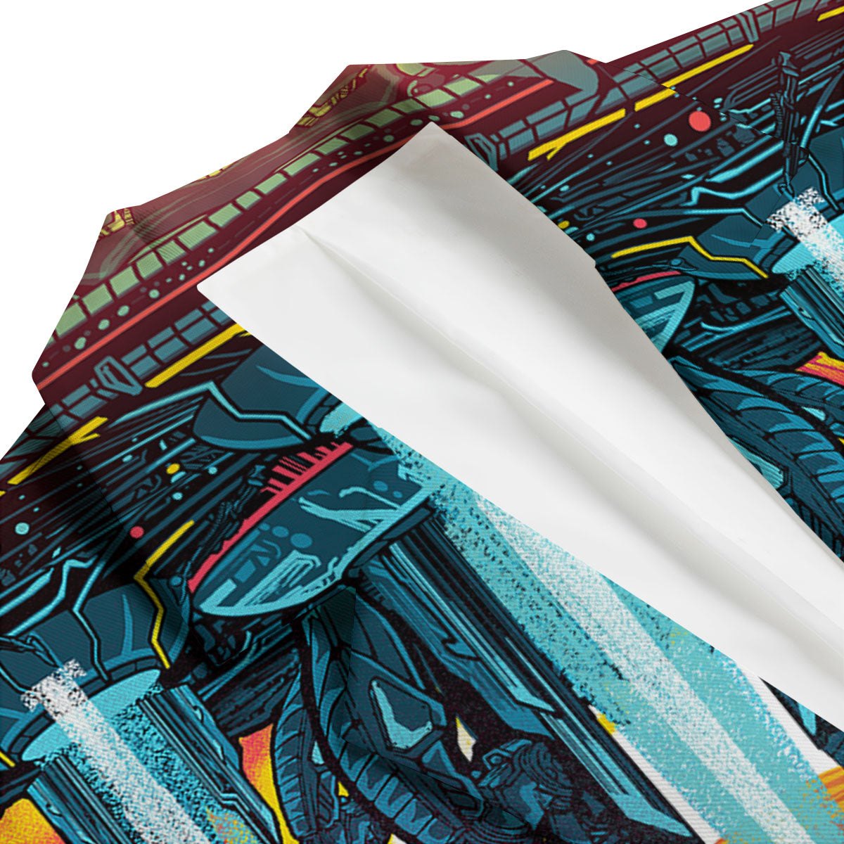 Aliens Invade earth Print Men's Blazer-grizzshop