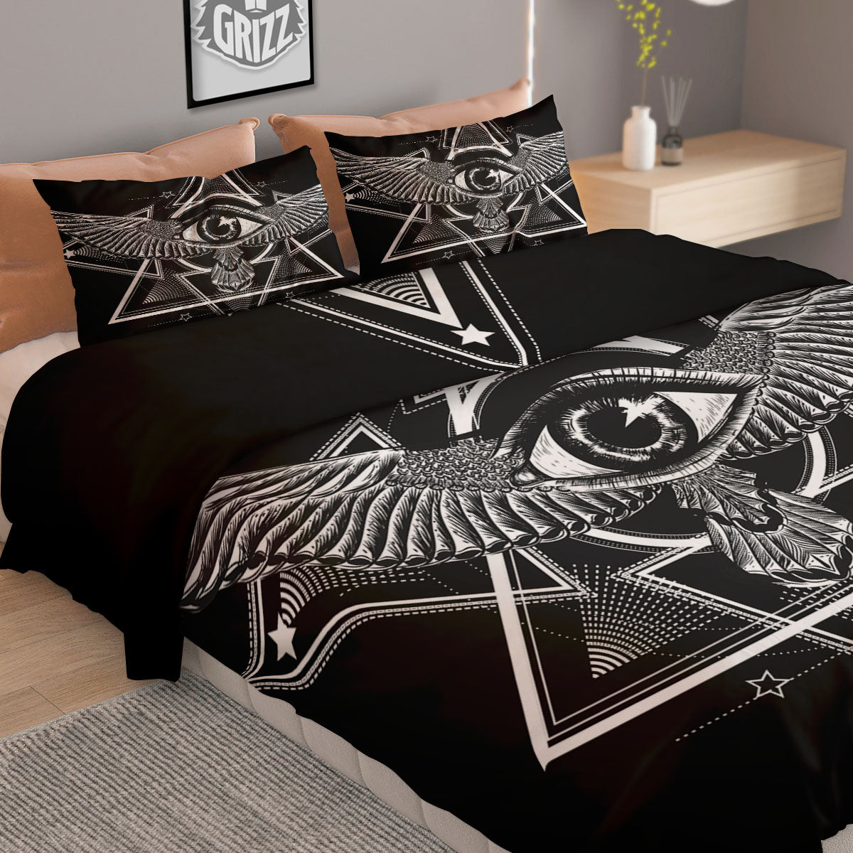 Aloha Hibiscus Tropical Print Pattern Duvet Cover Bedding Set