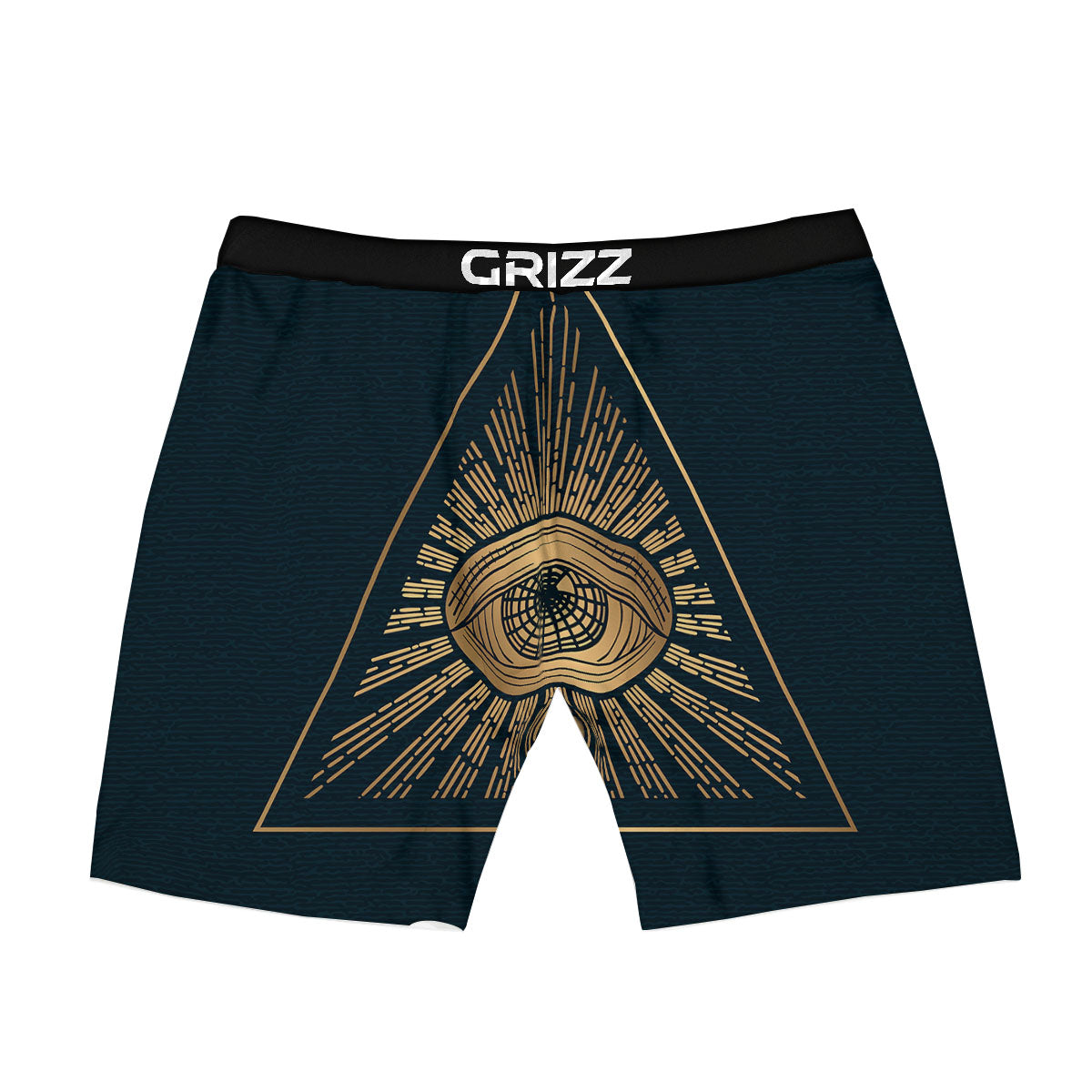 All Seeing Eye Masonic Print Boxer Briefs-grizzshop