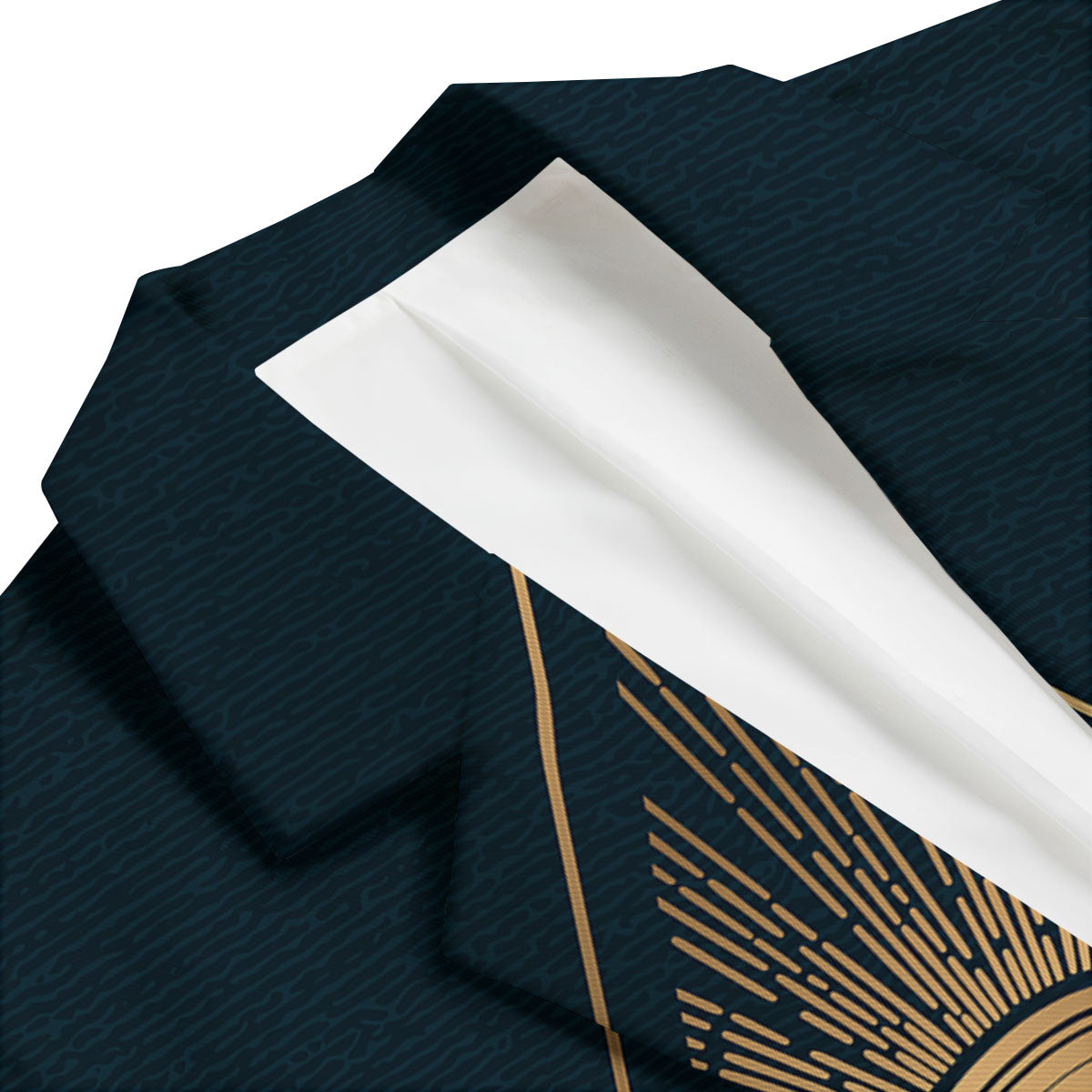All Seeing Eye Masonic Print Men's Blazer-grizzshop
