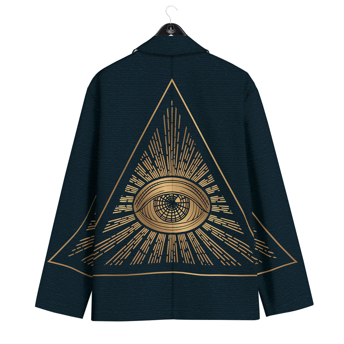 All Seeing Eye Masonic Print Men's Sport Coat-grizzshop