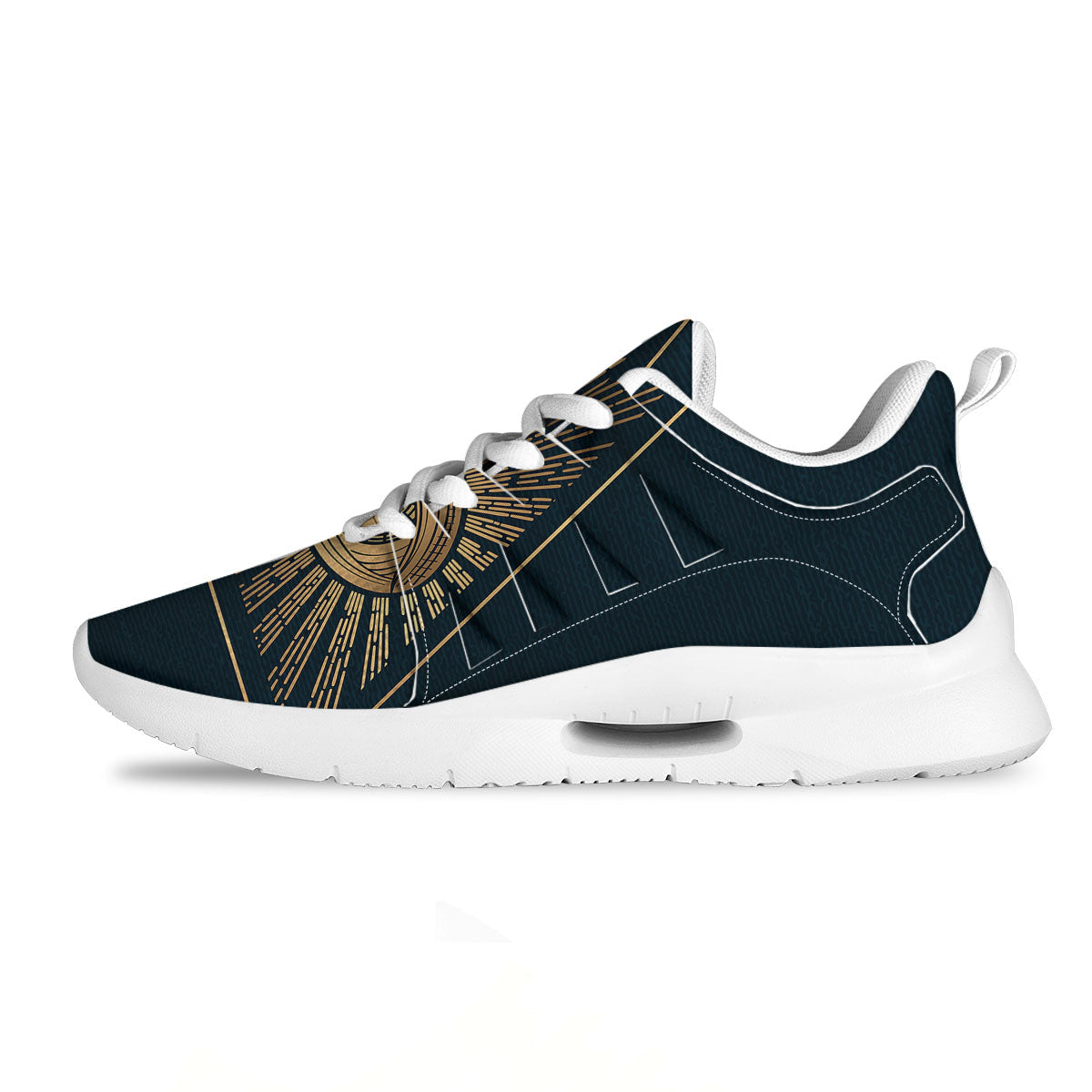All Seeing Eye Masonic Print Tennis Shoes-grizzshop