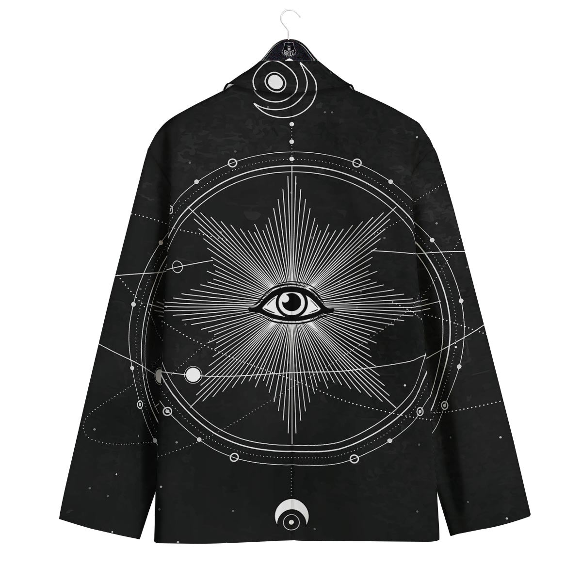 All Seeing Eye Sun Print Men's Sport Coat-grizzshop