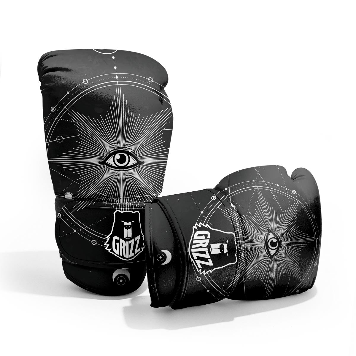 All Seeing Eye Sun Print Pro Boxing Glove