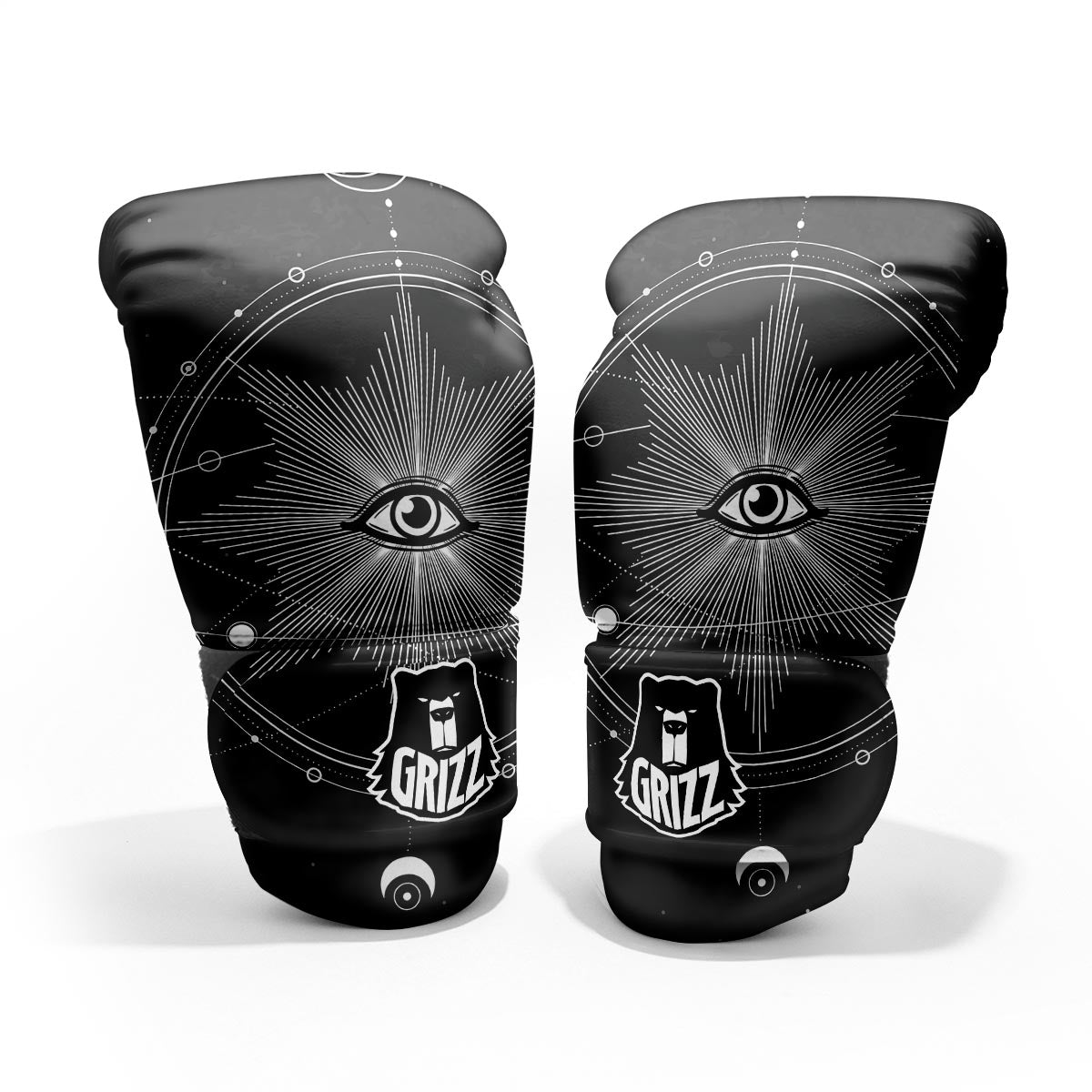 All Seeing Eye Sun Print Pro Boxing Glove