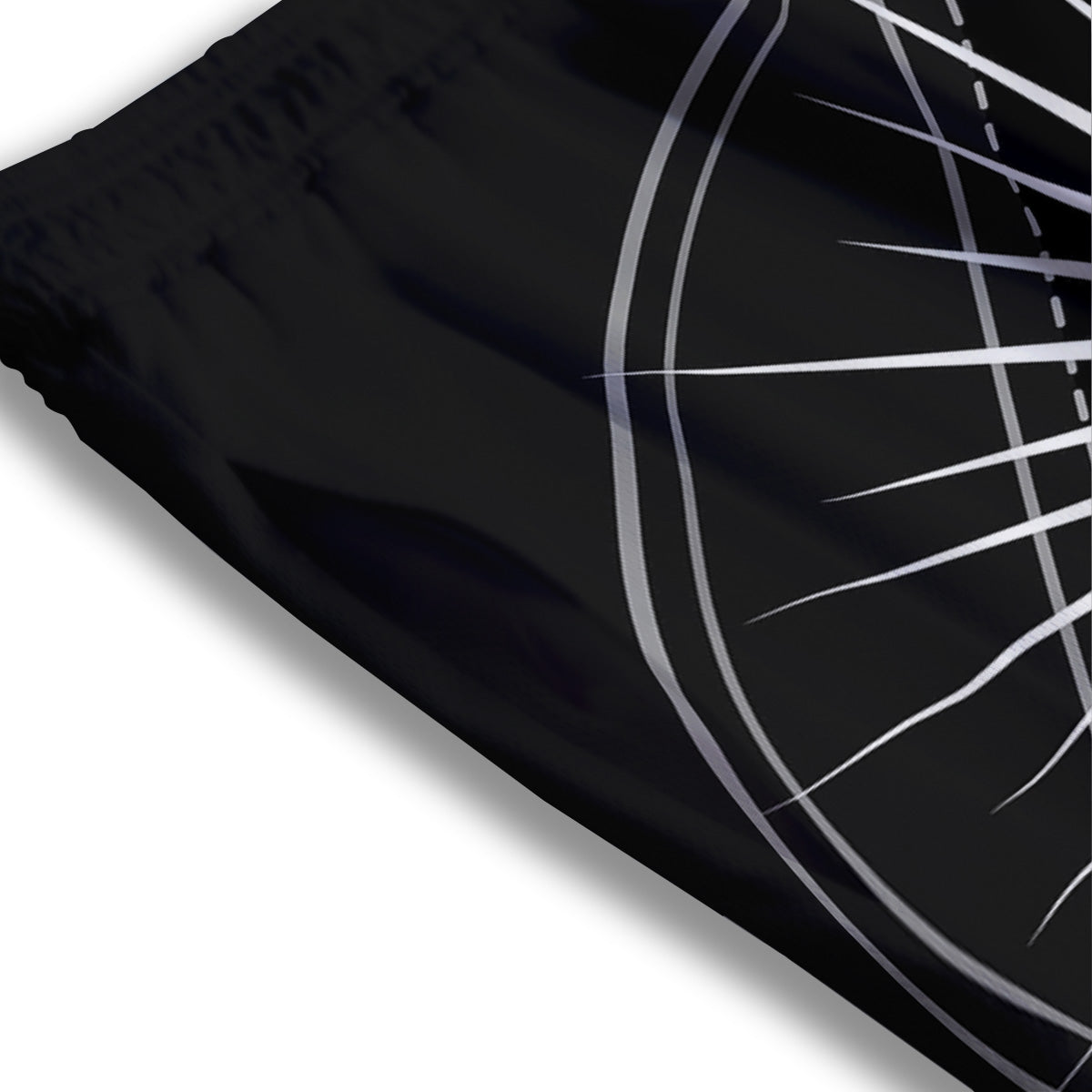 Argyle Grass Green Print Pattern Mesh Shorts