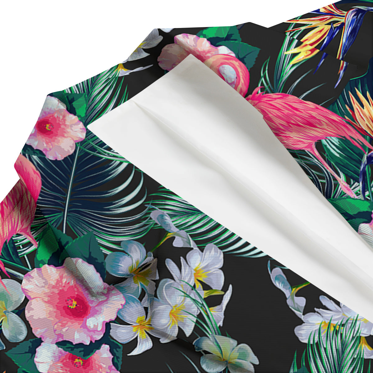 Aloha Flamingo Tropical Print Pattern Men's Blazer-grizzshop