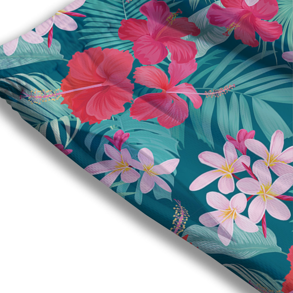 Aloha Hawaiian Flower Print Mesh Shorts